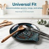 image:imageEfar Spoon Rest Ceramic Spoon Holder for Stove Top HeatResistant  5 Inch Utensils Rest for Coffee Bar amp Kitchen Counter Decor Fits Ladles amp Spatulas Dishwasher Safe Celadon GreenBlue