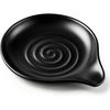 image:imageEfar Spoon Rest Ceramic Spoon Holder for Stove Top HeatResistant  5 Inch Utensils Rest for Coffee Bar amp Kitchen Counter Decor Fits Ladles amp Spatulas Dishwasher Safe Celadon GreenBlack