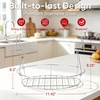 image:imageEfar 114 Stainless Steel Canning Rack Jar Rack for Water Bath Canner  Fits Pots 124 Dia amp Up Holds 7 Pint or 6 Quart Jars Jar Lifter with Foldable Handles Reinforced Frame Dishwasher SafeCanning Rack