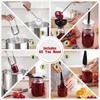 image:imageEfar 114 Stainless Steel Canning Rack Jar Rack for Water Bath Canner  Fits Pots 124 Dia amp Up Holds 7 Pint or 6 Quart Jars Jar Lifter with Foldable Handles Reinforced Frame Dishwasher SafeCanning Rack with Tools Kit