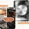 image:imageEfar 12 Stainless Steel Pizza Pan for Oven Pizza Baking Tray Set of 2  Metal Pizza Plate Heavyduty Round Baking Sheet Healthy amp Nontoxic Rustresistant amp Dishwasher Safe1