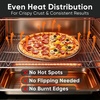 image:imageEfar 12 Stainless Steel Pizza Pan for Oven Pizza Baking Tray Set of 2  Metal Pizza Plate Heavyduty Round Baking Sheet Healthy amp Nontoxic Rustresistant amp Dishwasher Safe1