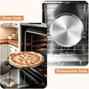 image:imageEfar 12 Stainless Steel Pizza Pan for Oven Pizza Baking Tray Set of 2  Metal Pizza Plate Heavyduty Round Baking Sheet Healthy amp Nontoxic Rustresistant amp Dishwasher Safe2