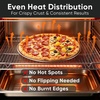 image:imageEfar 135 Stainless Steel Pizza Pan for Oven Pizza Baking Tray Plate  Metal Pizza Plate Heavyduty Round Baking Sheet Healthy amp Nontoxic Rustresistant amp Dishwasher Safe2