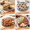 image:imageEfar 135 Stainless Steel Pizza Pan for Oven Pizza Baking Tray Plate  Metal Pizza Plate Heavyduty Round Baking Sheet Healthy amp Nontoxic Rustresistant amp Dishwasher Safe2
