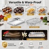 image:imageEfar Air Fryer Basket for Oven Large Air Fryer Basket amp Tray 18 x 13  Stainless Steel Crisper Tray amp Baking Pan for Oven Cooking Broiling Grilling Heavy Duty amp Dishwasher Safe94 x 73