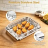 image:imageEfar Air Fryer Basket for Oven Large Air Fryer Basket amp Tray 18 x 13  Stainless Steel Crisper Tray amp Baking Pan for Oven Cooking Broiling Grilling Heavy Duty amp Dishwasher Safe94 x 73