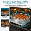 image:imageEfar Air Fryer Basket for Oven Large Air Fryer Basket amp Tray 18 x 13  Stainless Steel Crisper Tray amp Baking Pan for Oven Cooking Broiling Grilling Heavy Duty amp Dishwasher Safe105 x 83