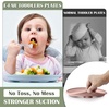 image:imageEfar Stainless Steel Toddler Suction Plates 2 Pack for Baby  3Section Divided Kids Plates amp Removable Silicone Suction Sleeves Unbreakable Stainless Steel Dishwasher SafeBlueGreenBlue  Green  Pink  Grey